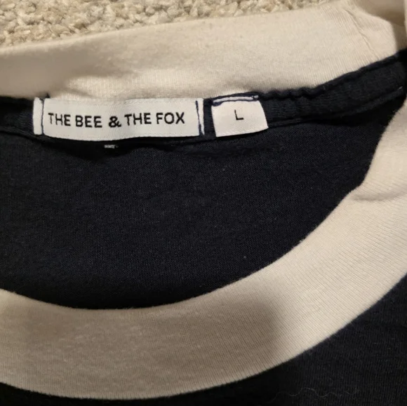 Bee & Fox Ringer Tee - Picture 2 of 3